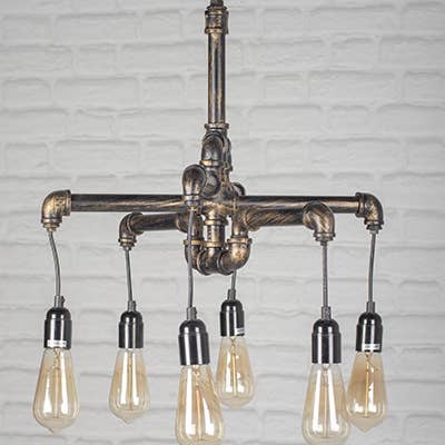 Forpost Trade Inc - Wholesale Chandelier/Hanging Light - Water Pipes Ceiling Light Fixture4