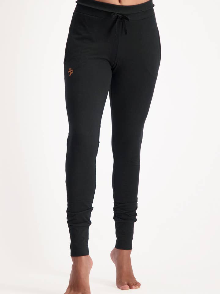 Urban Goddess - Vendita all'ingrosso Pantaloni sportivi - Donna - Pantaloni yoga Nirvana a vestibilità ampia - Urban Black3