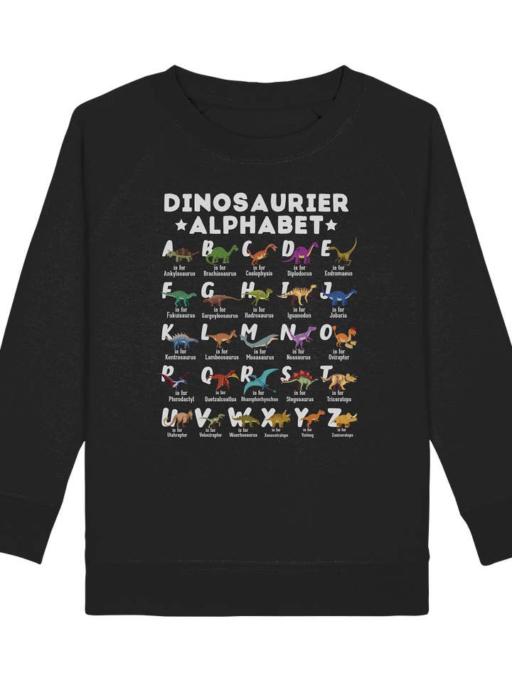 Dinosaur Alphabet Learning School Child Dino ABC Sweatshirt for wholesale by Tigerlino®