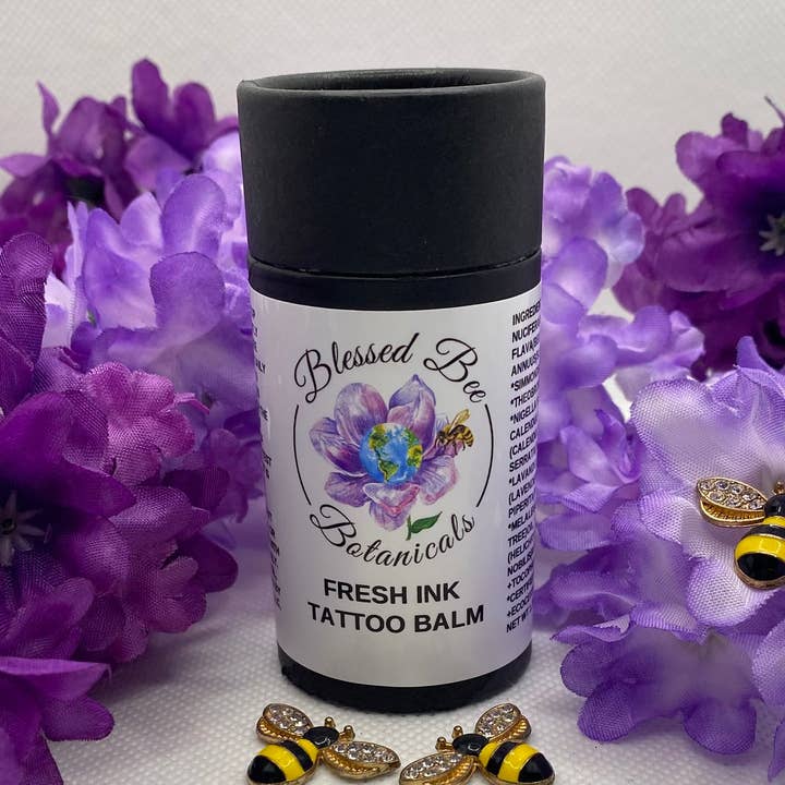 Blessed Bee Botanicals - Wholesale Tattoo Ointment/Care - Fresh Ink Tattoo Balm | Organic Tattoo Balm0