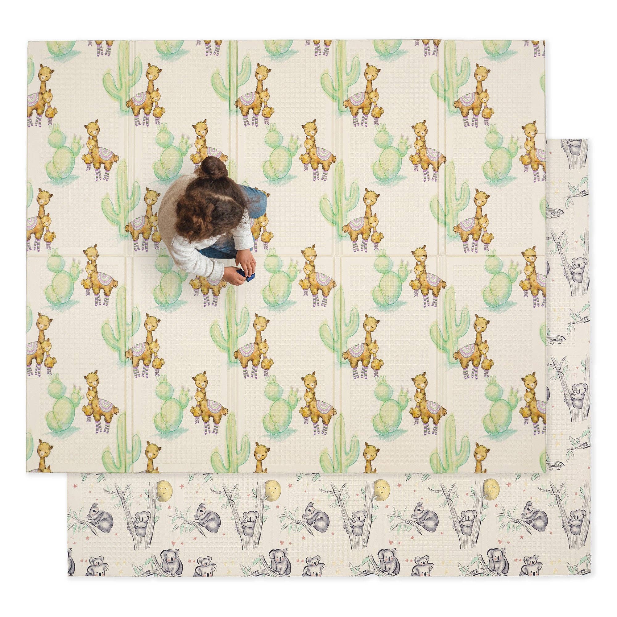 Wildkin – wholesale Play mat – Kids & baby – Llama & Koala Large Waterproof Foam Padded Play Mat0