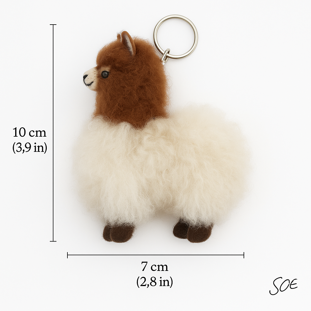 Zoe Artcrafts Corp. – wholesale Keychain – Unisex – Alpaca Keychain Llama Stuffed Animal Handmade Accesories1