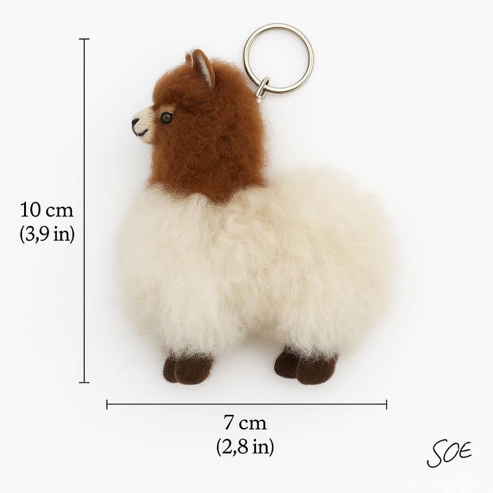 Zoe Artcrafts Corp. - Wholesale Keychain - Unisex - Alpaca Keychain Llama Stuffed Animal Handmade Accesories1