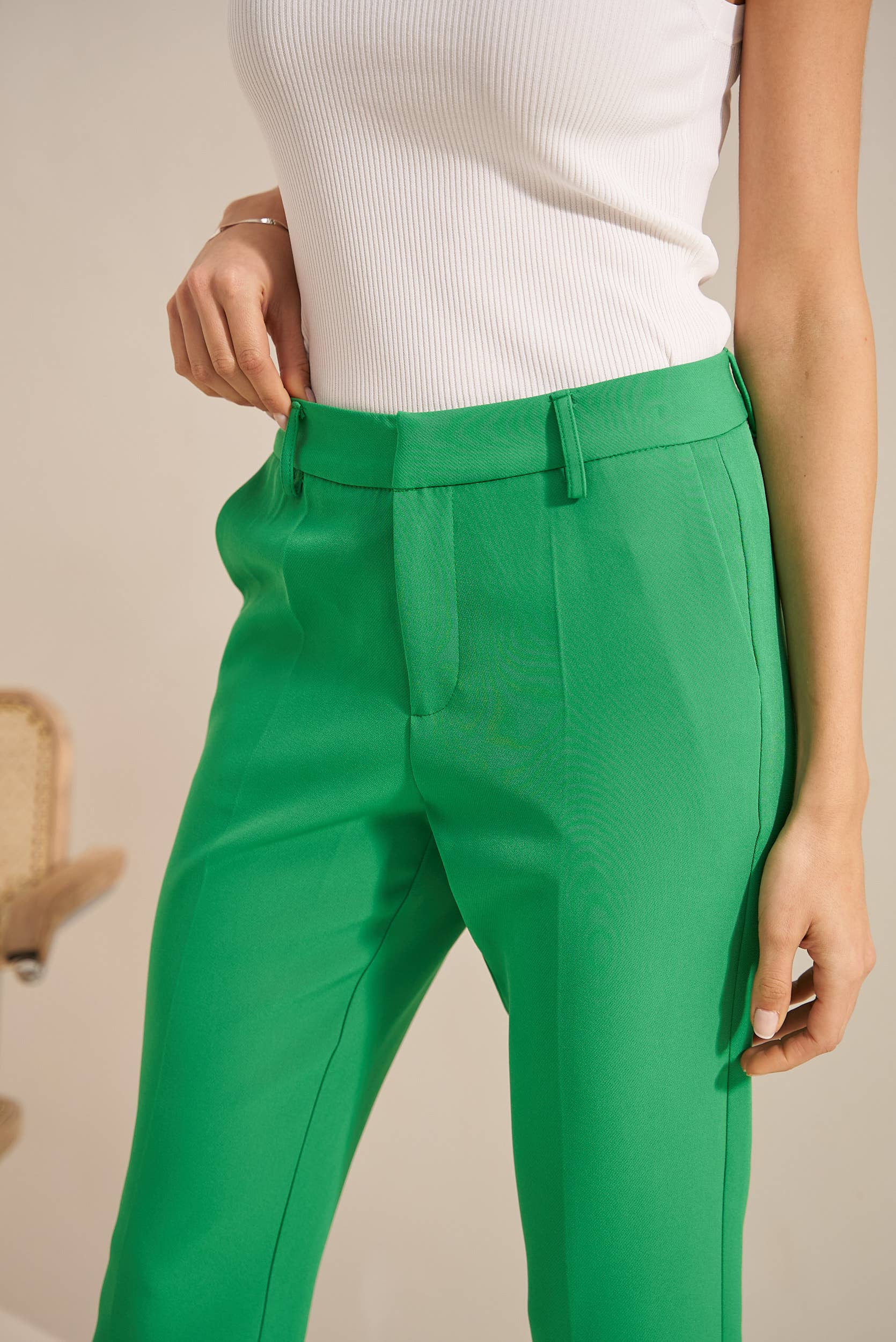 Attentif Paris - Venta al por mayor Pantalones - Mujer - Pantalones pitillo de talle alto [Signature]46