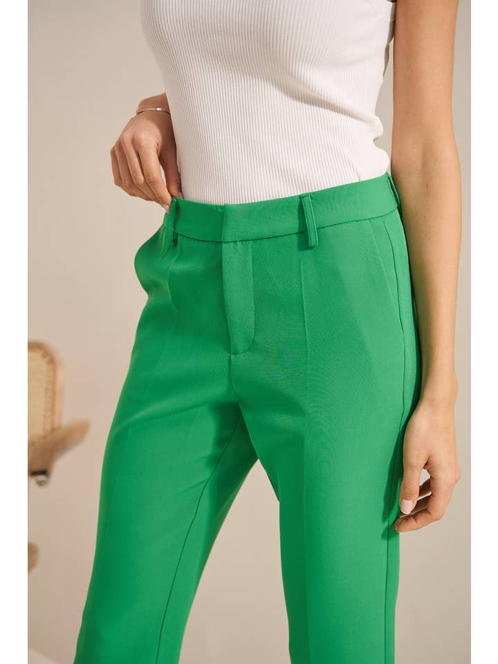 Attentif Paris - Vendita all'ingrosso Pantalone - Donna - Pantaloni a vita alta taglio sigaretta46