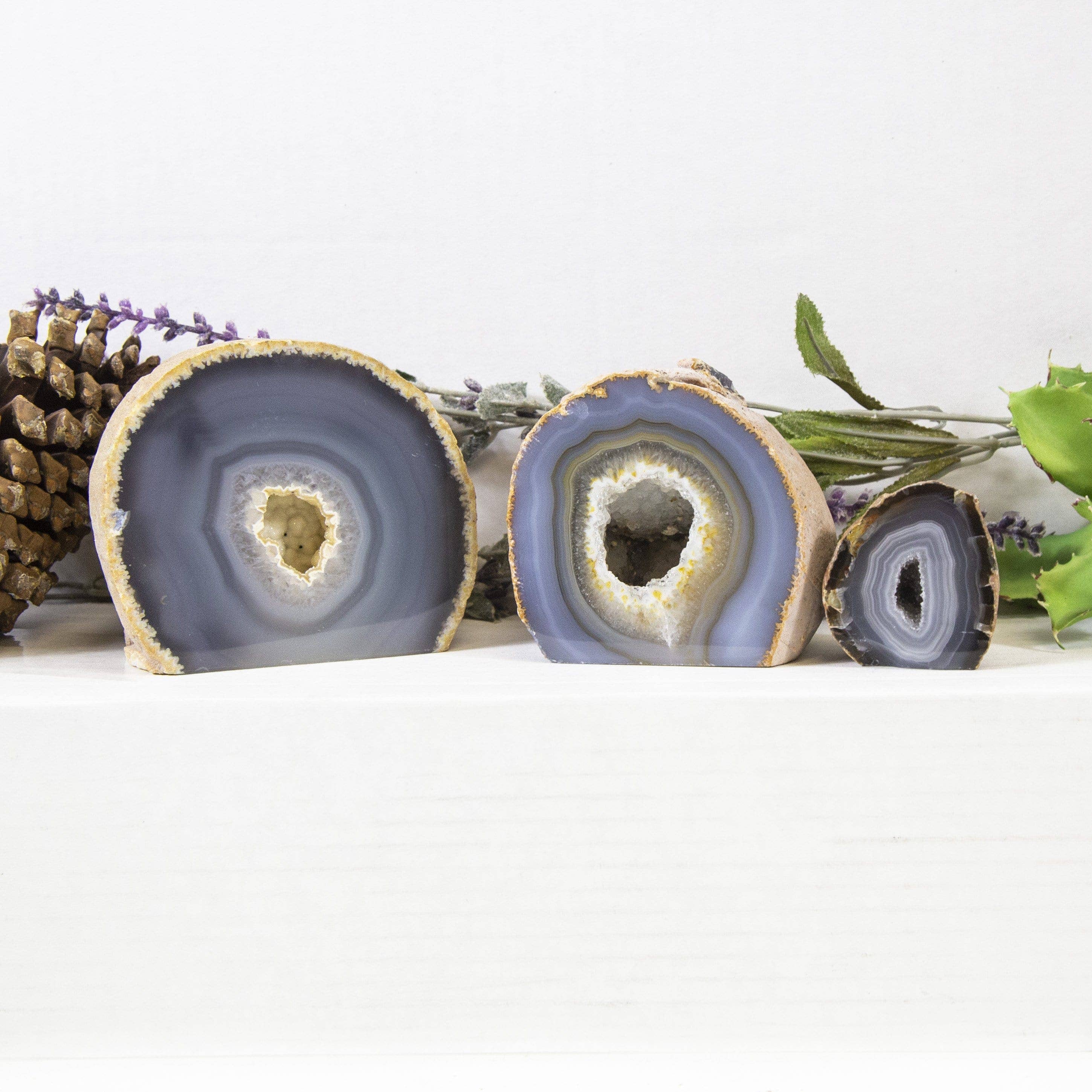 Rock Paradise - Wholesale Spiritual Stone/Crystal - Crystal Agate Half Geode Druzy Extra Quality Cut Base Geodes7