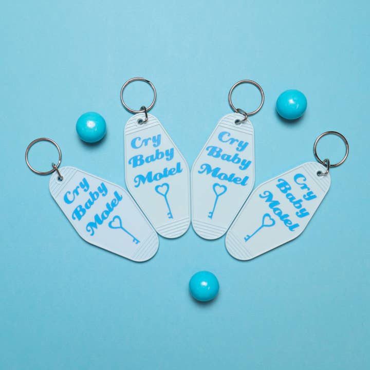 Sticker Hardly Know Her - Wholesale Keychain - Women's - Crybaby Motel Vintage Motel Style Keychain1
