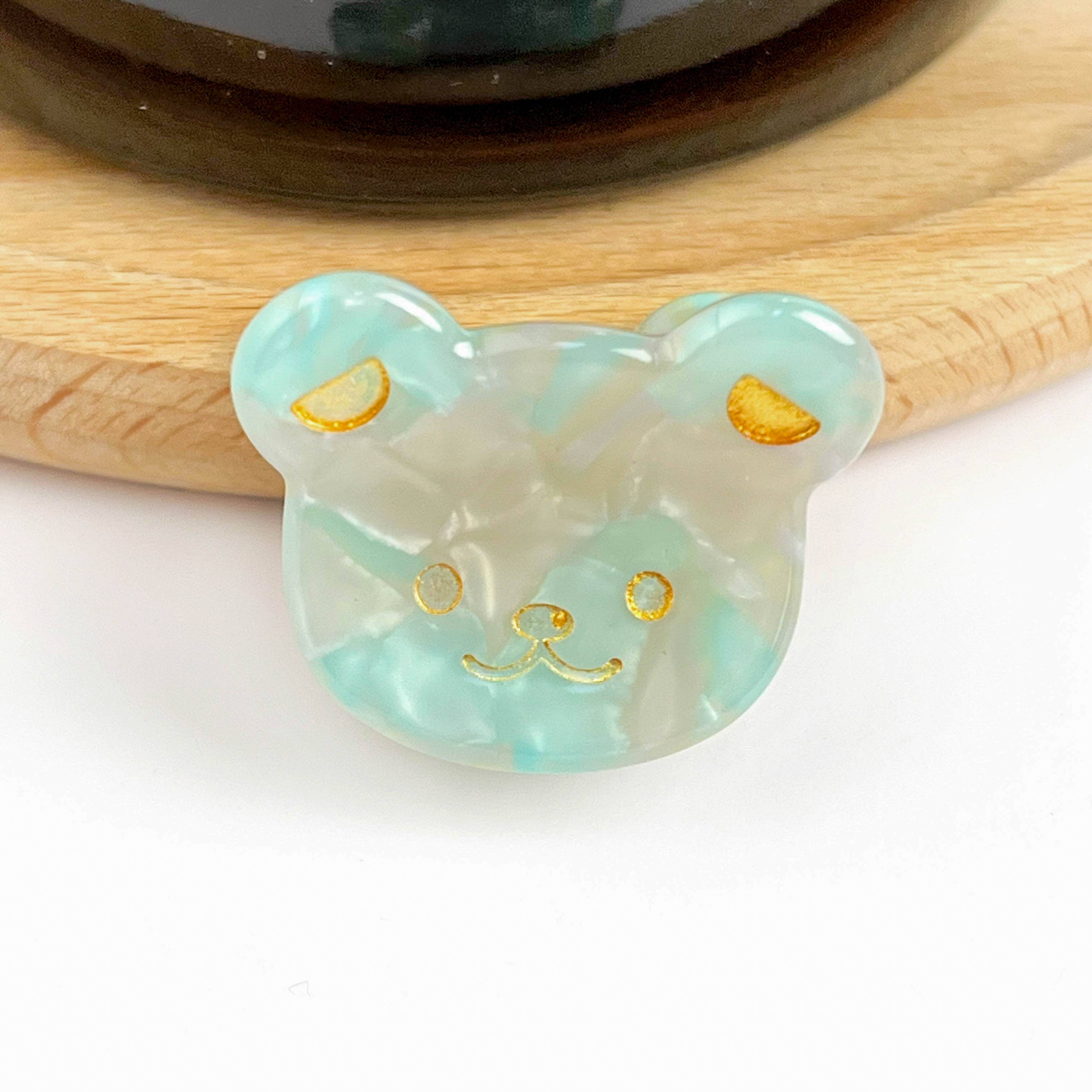 TheDivaSoap - Wholesale Hair Clip - Kids - Cute Bear Head Mini Claw Clip, Acetate Children's Hair Clip3