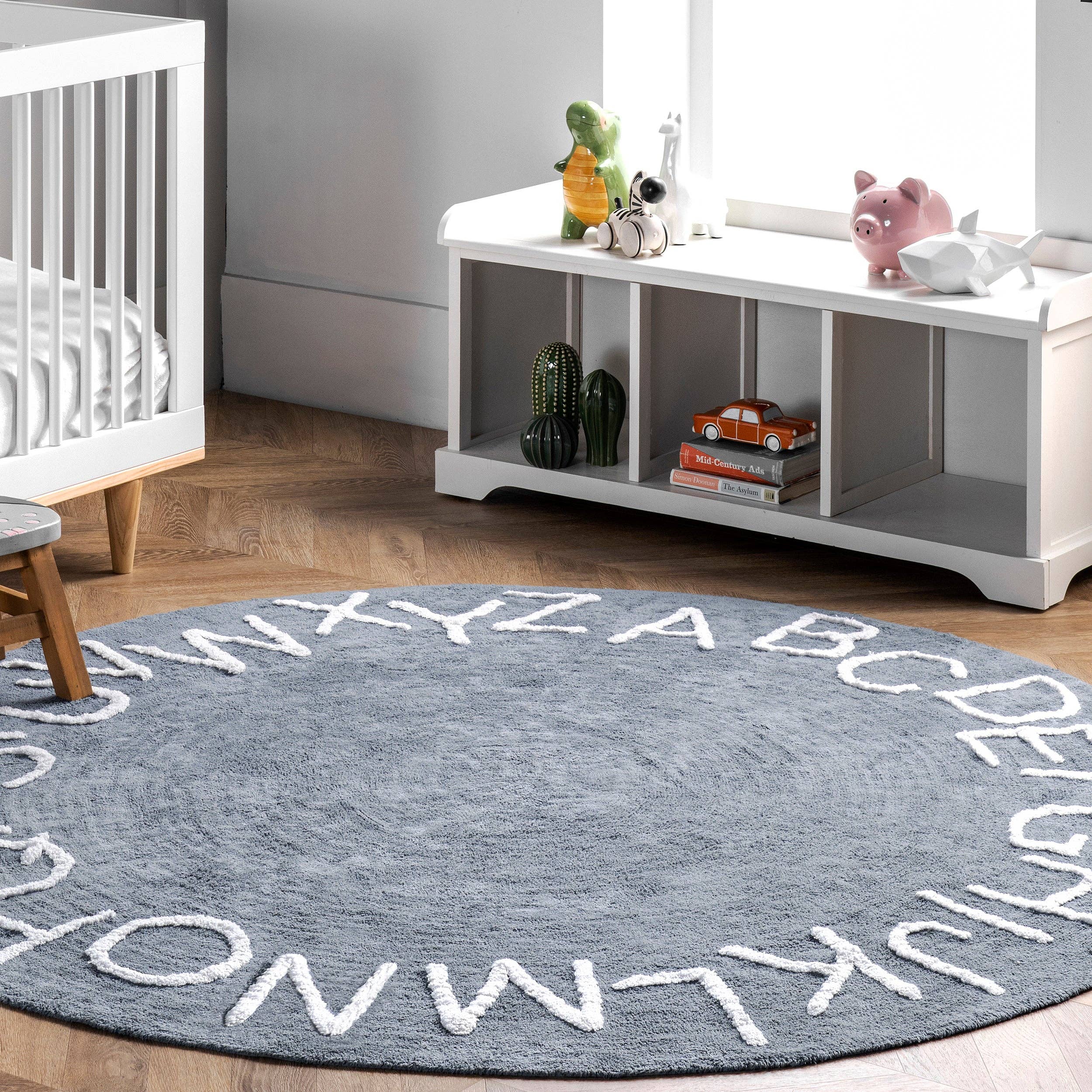 nuLOOM - Wholesale Area Rug - Kids & Baby - Kids Washable Round Alphabet Rug92