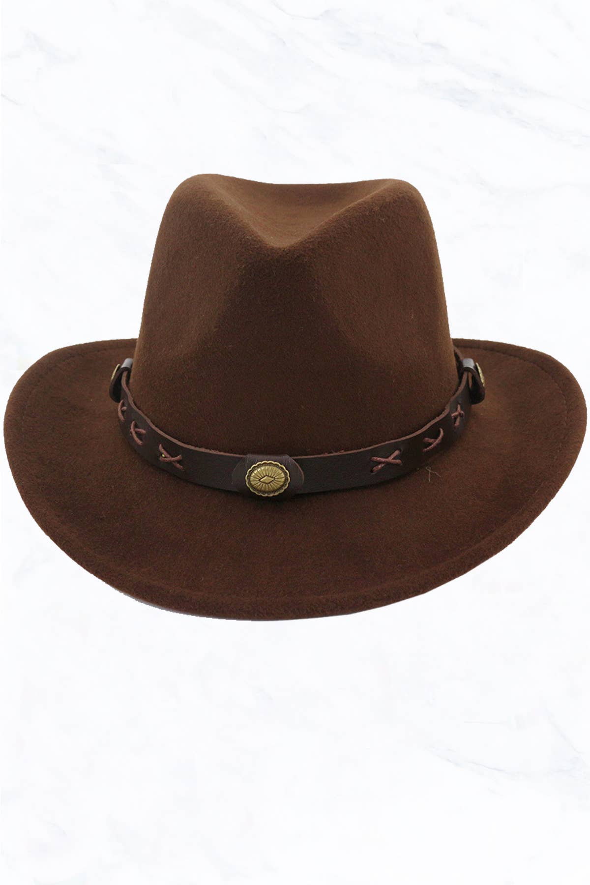 Suzie Q USA – Großhandel Cowboyhut – Damen – Cowboyhut mit Gürtel im Concho-Westernstil aus Metall1