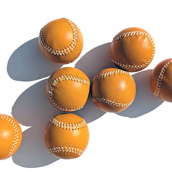 Handsewn Leather Wrapped Baseball, Display Ball for wholesale by Directive