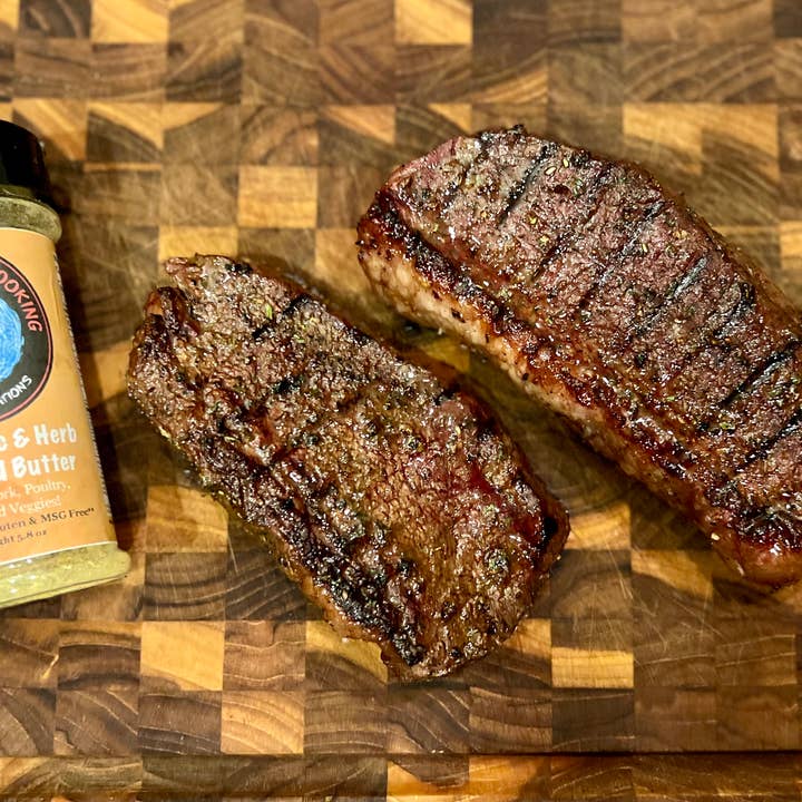 Fire and Water Cooking - Vente Mélanges d'épices séchées - Assaisonnement au beurre composé à l'ail noir et aux herbes Gourmet - 123