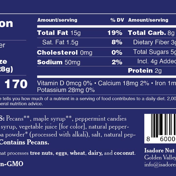 Isadore Nut Company - Wholesale Nuts - Holiday Pecans | Gift Set | Luxury Nuts | Chai & Cocoa Mint6