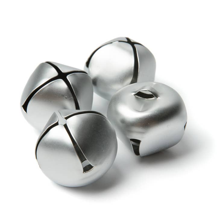Factory Direct Craft - Wholesale Ornament Set - 35mm Jingle Bells (Pack of 4 bells) - Select Color5