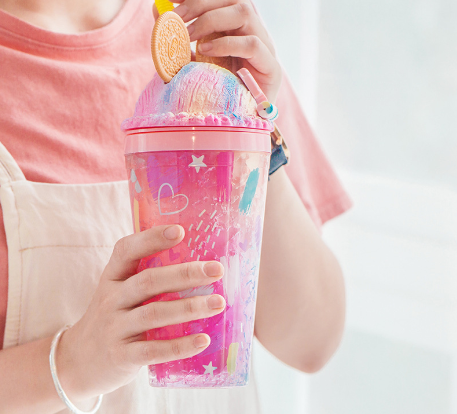 Bewaltz - Wholesale Insulated Mug/Tumbler - Cookie Mouse Ear Sweets Rainbow Tumbler - 16 Oz8