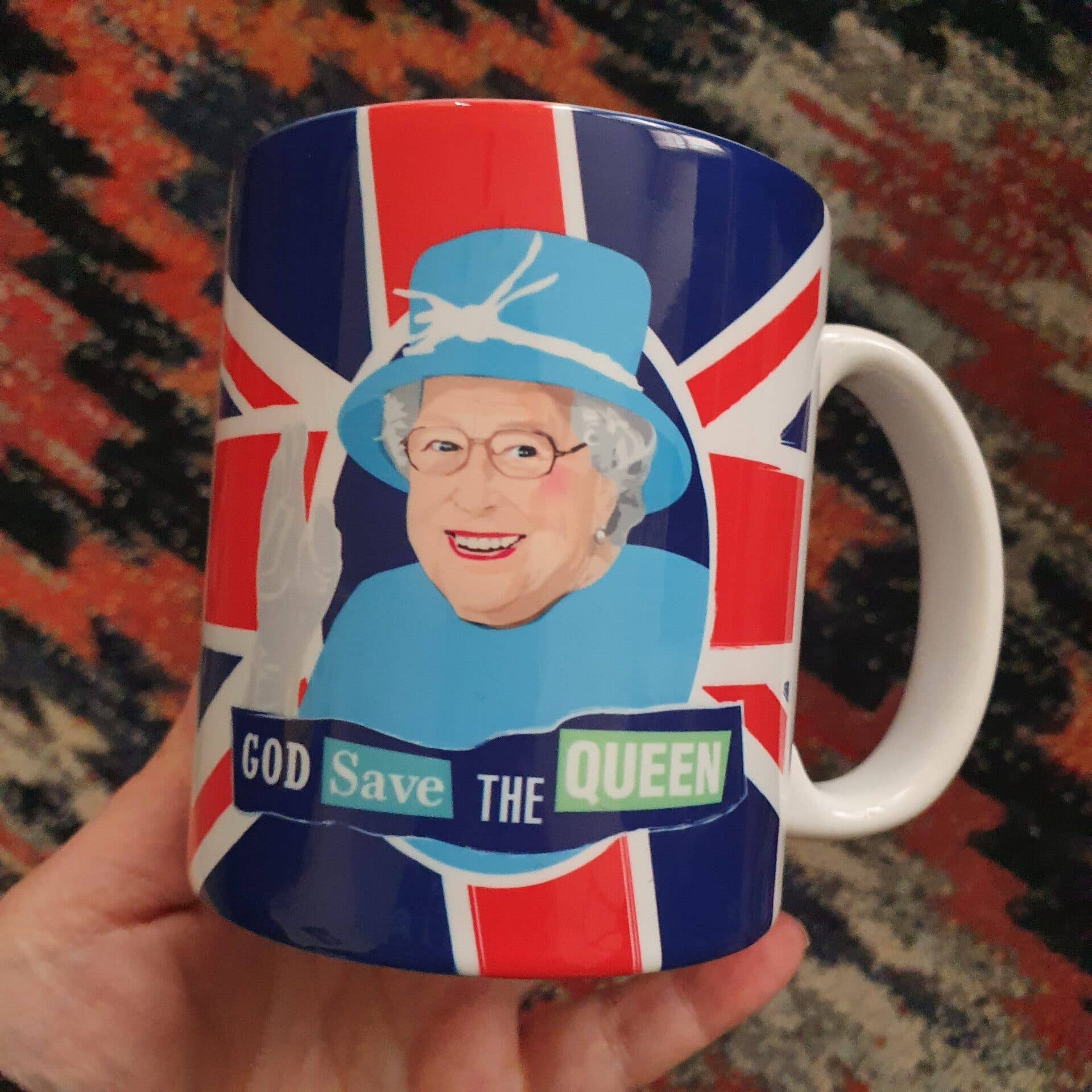 Sabi Koz - Wholesale Coffee Mug - Queen Elizabeth - Union Jack Mug3