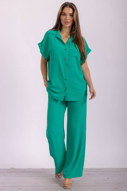 H&H Fashion Inc. – wholesale Top & pants set (NOT Loungewear) – Women's – HH776X-S1 PLUS SIZE Two Pieces Shirt and Pants Set30