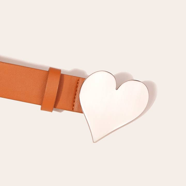 Dipped Shop - Wholesale Belt - Women's - Love Shaped Punk Street Leather Belt DPWB030216