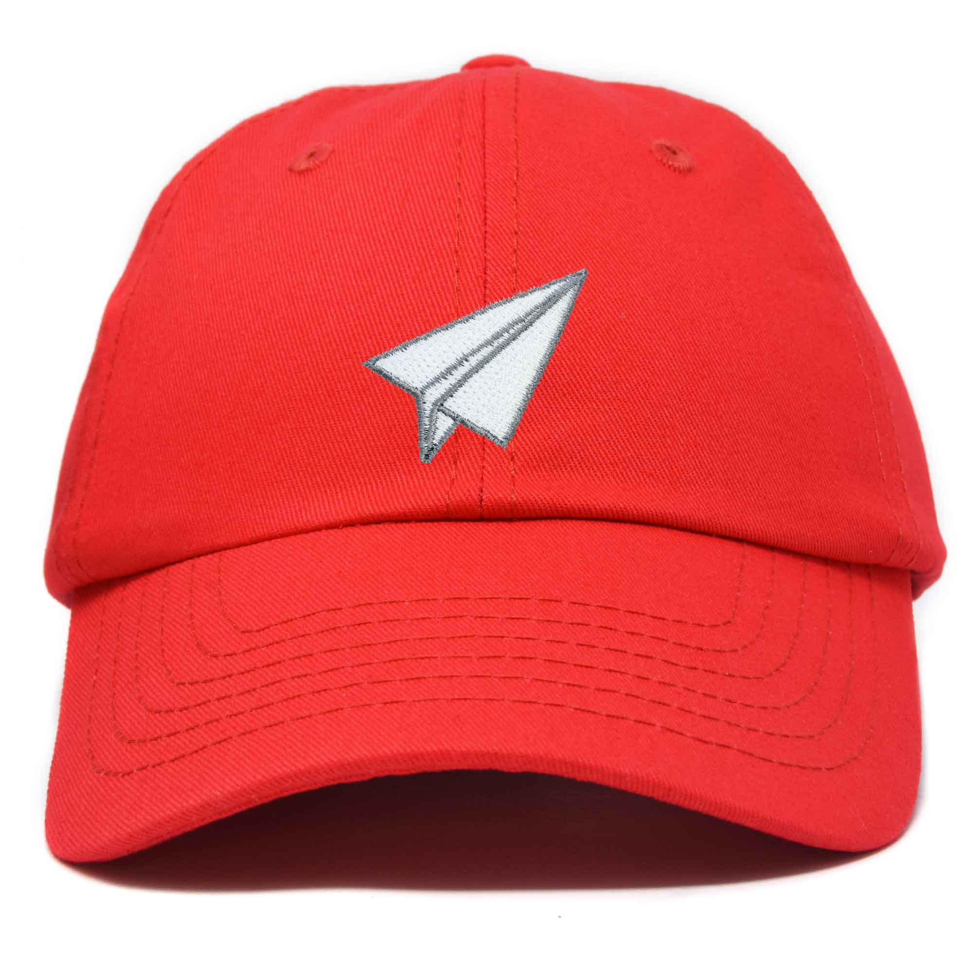 Dalix – Engroshandel Baseballkasket - Unisex – DALIX Paper Plane Hat Broderet Herre Dame Baseball Cap12