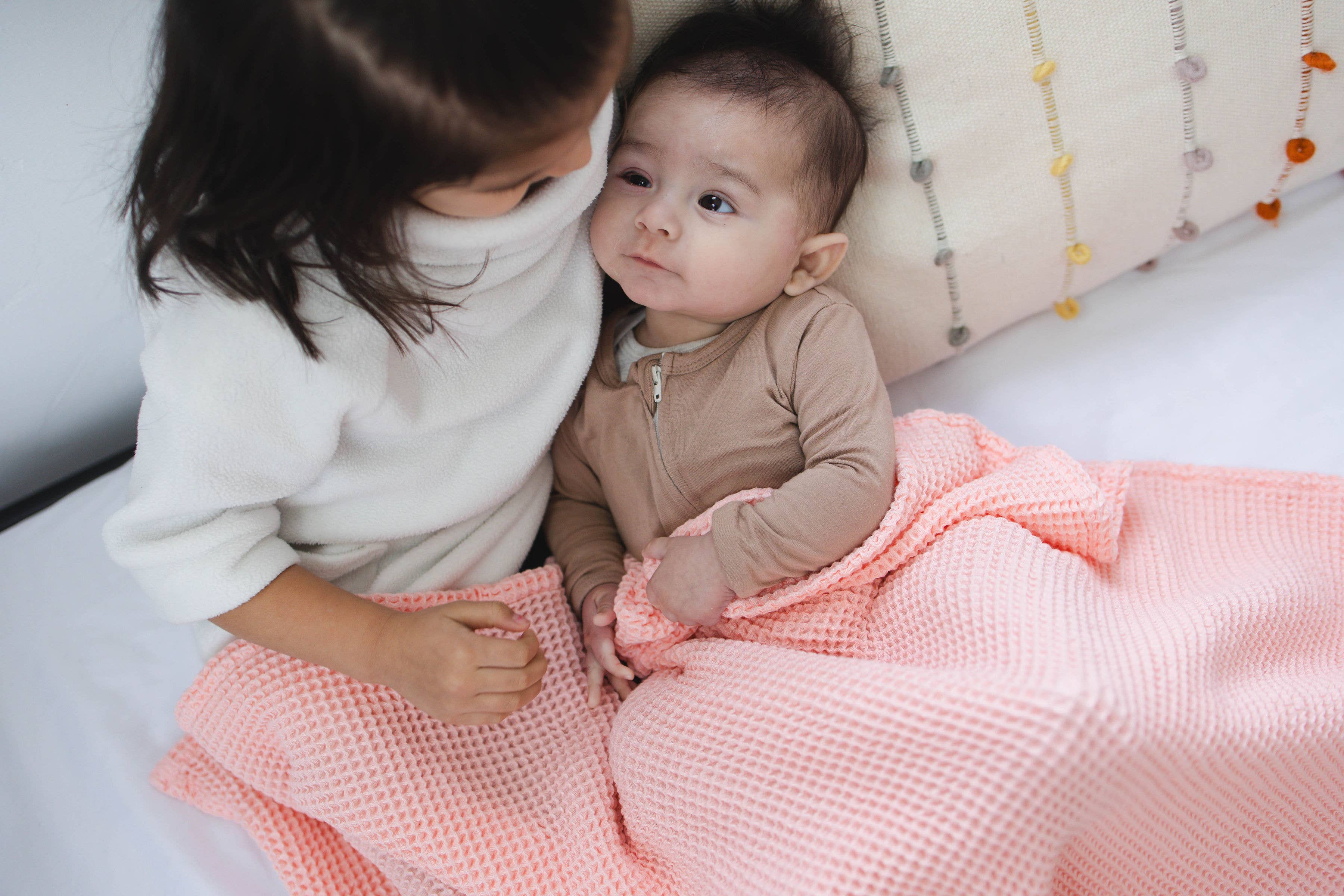 Spirit 'N Sprout - Wholesale Bedding Blanket - Kids & Baby - CASE Waffle Bamboo Baby Blankets, 40"x40", Baby Shower Gifts9