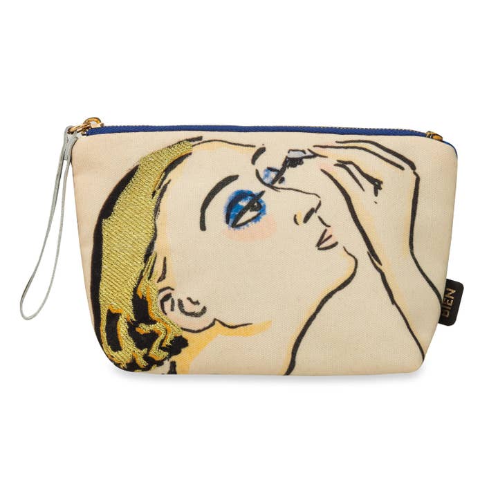 2301-04M03 pouch Rimmel cotton nylon velvet - Le Rimmel for wholesale by BIEN moves