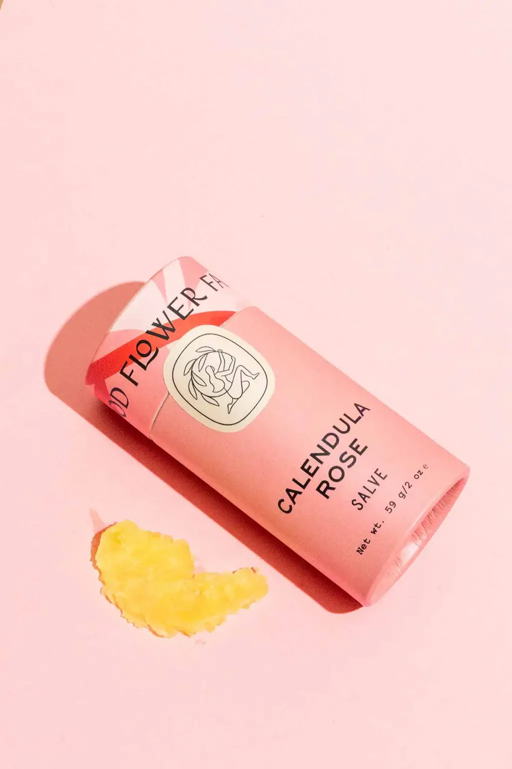 Good Flower Farm - Wholesale Healing Salve/Balm/Cream - Calendula Rose Salve / 2 oz Biodegradable Stick 🌼🌹4