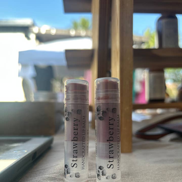 Strawberry Lip Balm for wholesale by Natura+Nutrire Botanical Skincare