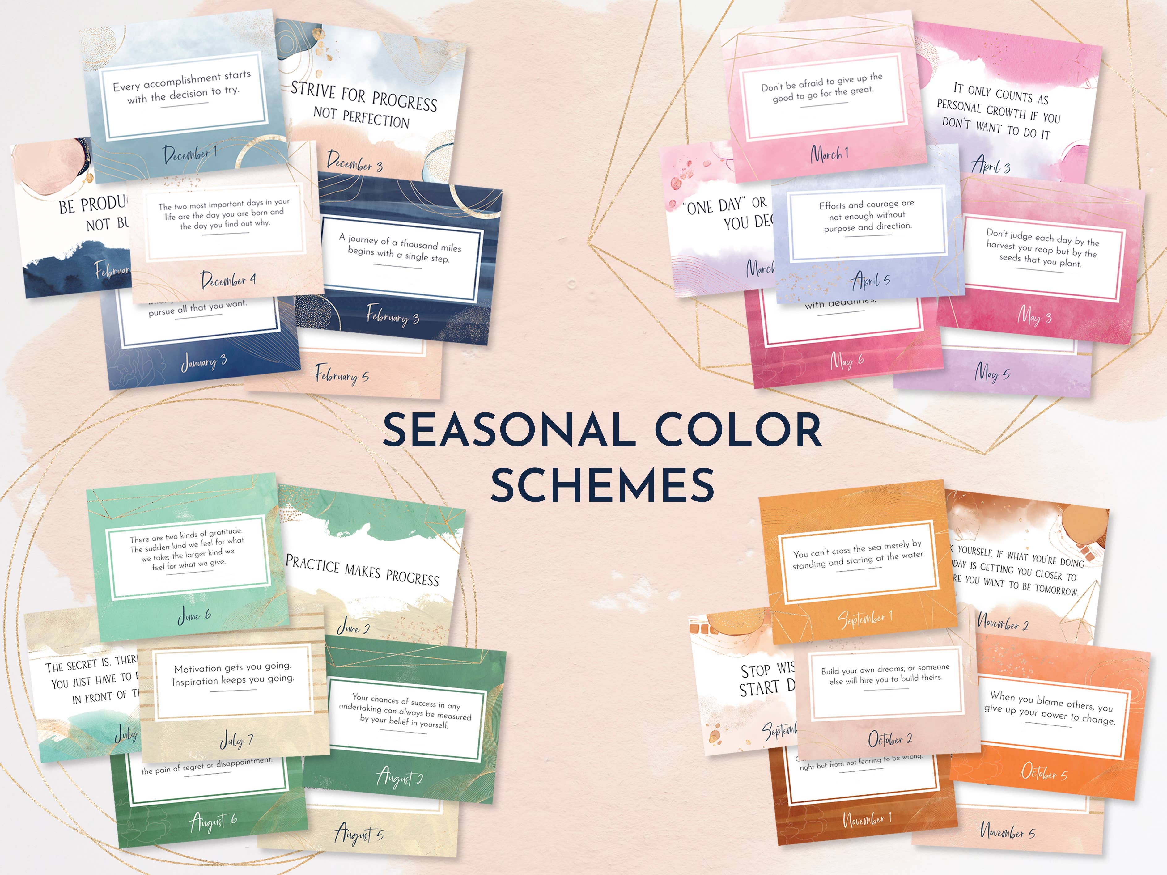 RYVE - Wholesale Calendar - Motivational Desk Calendar - Daily Flip Calendar with Quotes6