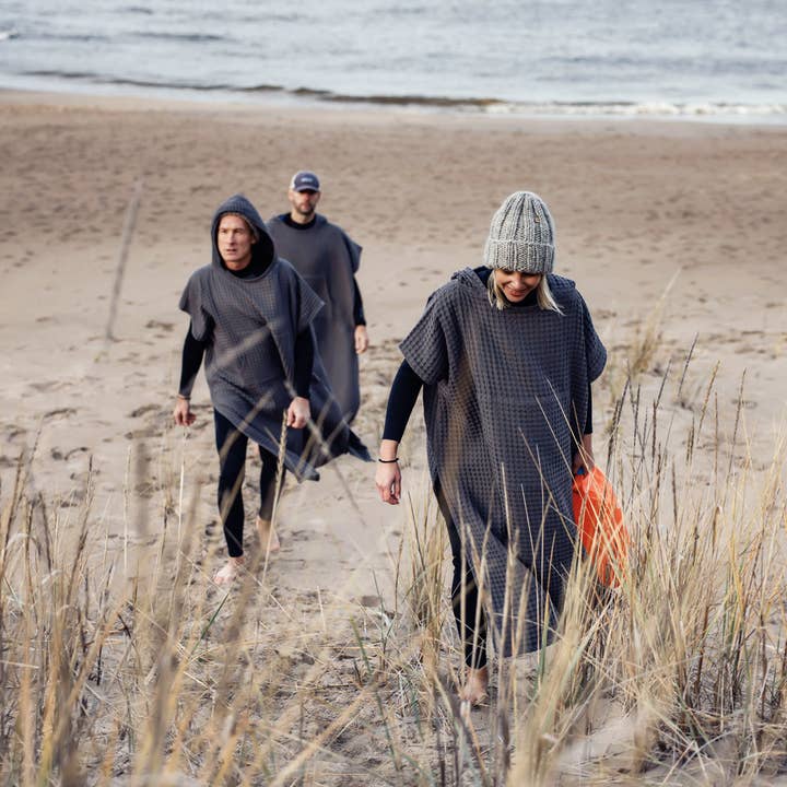 Helgabad – Engroshandel Håndklæde poncho - Børn og baby – KAFTAN (EN) Together Pocket - Det skandinaviske håndklæde Poncho