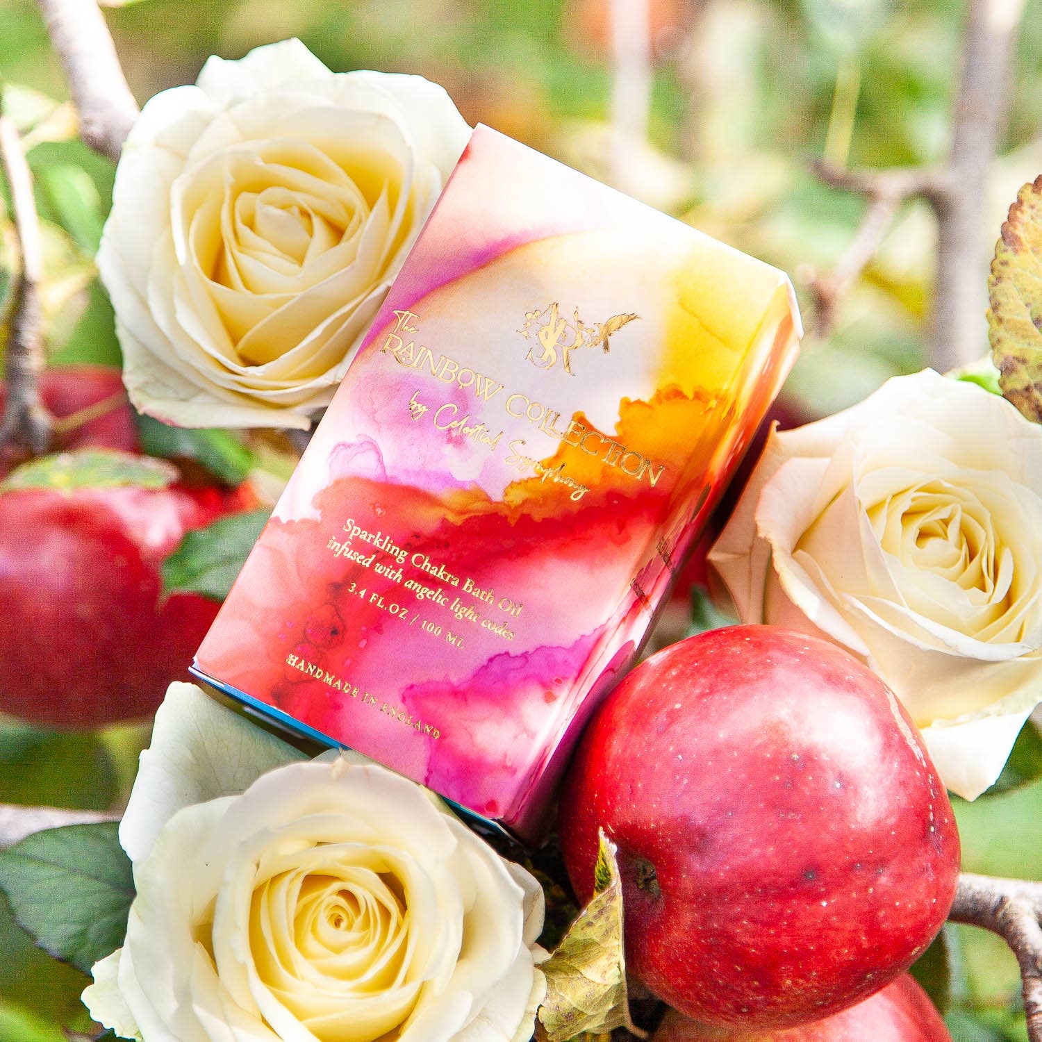 Celestial Symphony – wholesale Bad- och kroppsolja – Heartsong mousserande Chakra bad olja ros kanel Neroli3