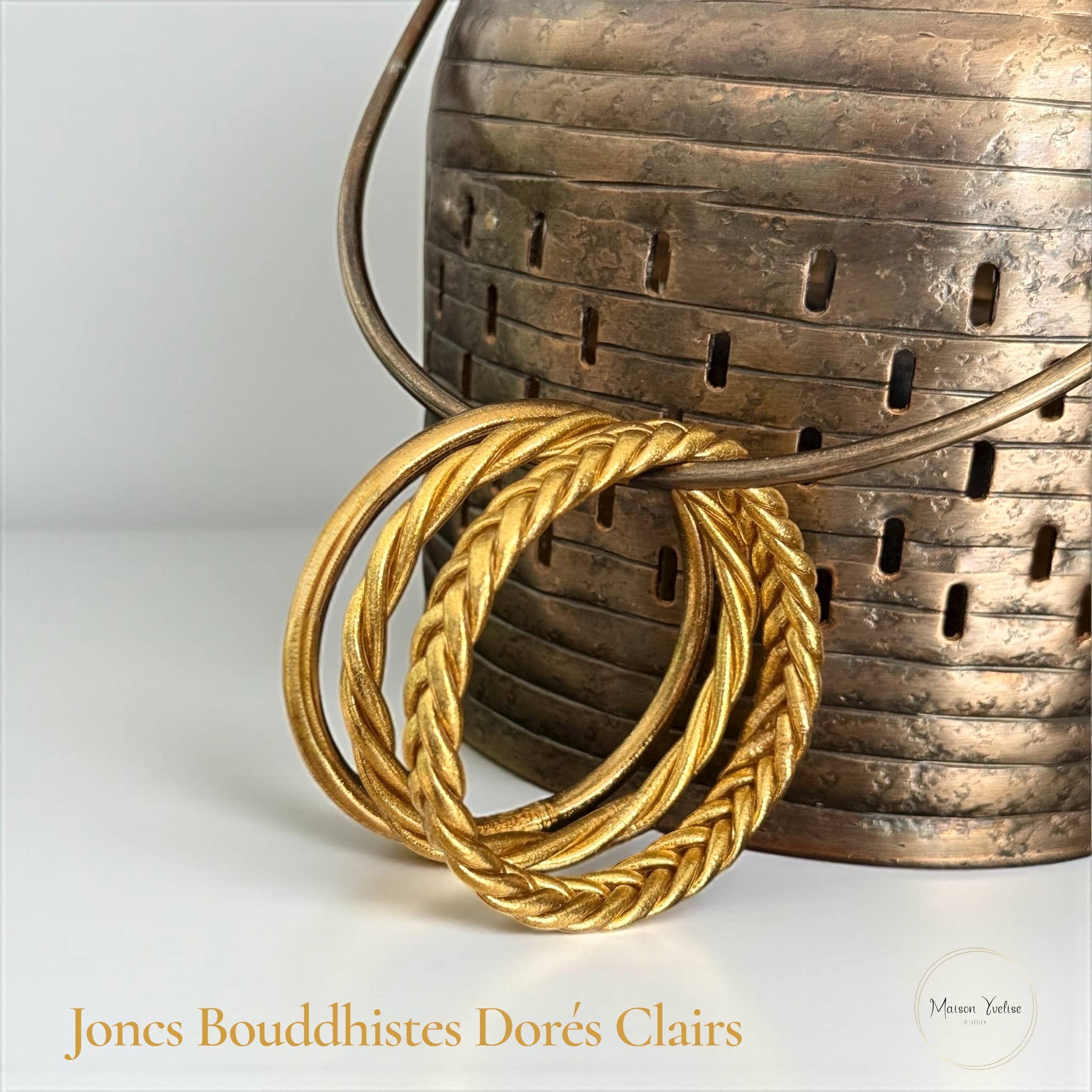 Maison Yvelise - Wholesale Jewelry Set - Set of 3 Authentic Buddhist Bangles from Thailand – Maiso3