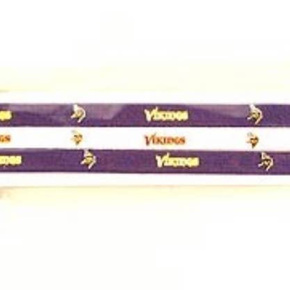 St. Louis Wholesale LLC - Wholesale Fashion Headband - Women's - 3pk Elastic Headbands- Minnesota Vikings