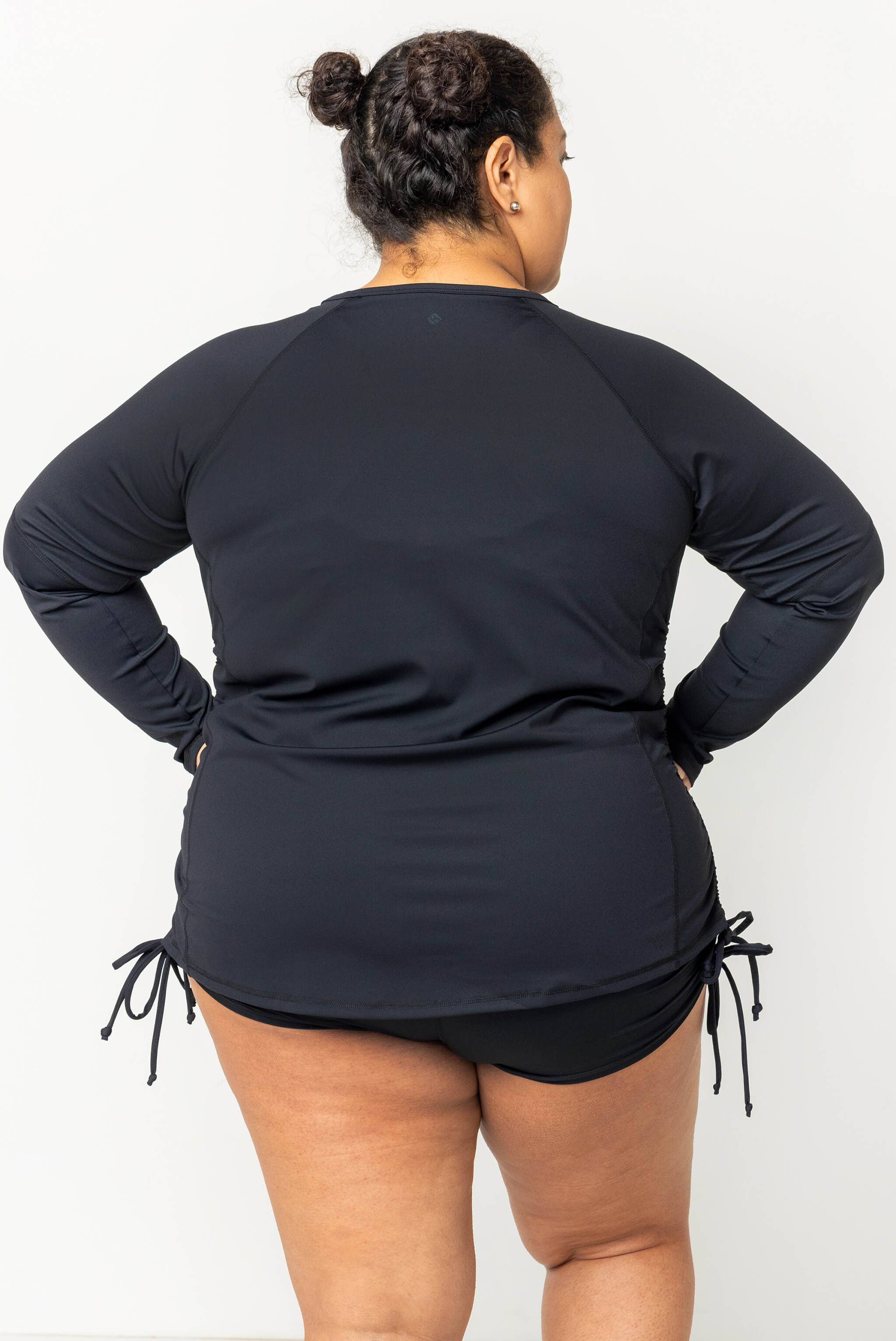 Superfit Hero - Wholesale Rashguard - Women’s - Long Sleeve Swim Rash Guard - Black1