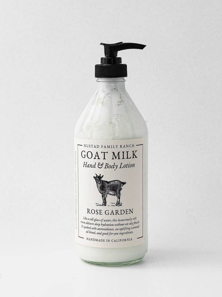 Rose Garden | Goat Milk Hand & Body Lotion for wholesale by Nustad Family Ranch