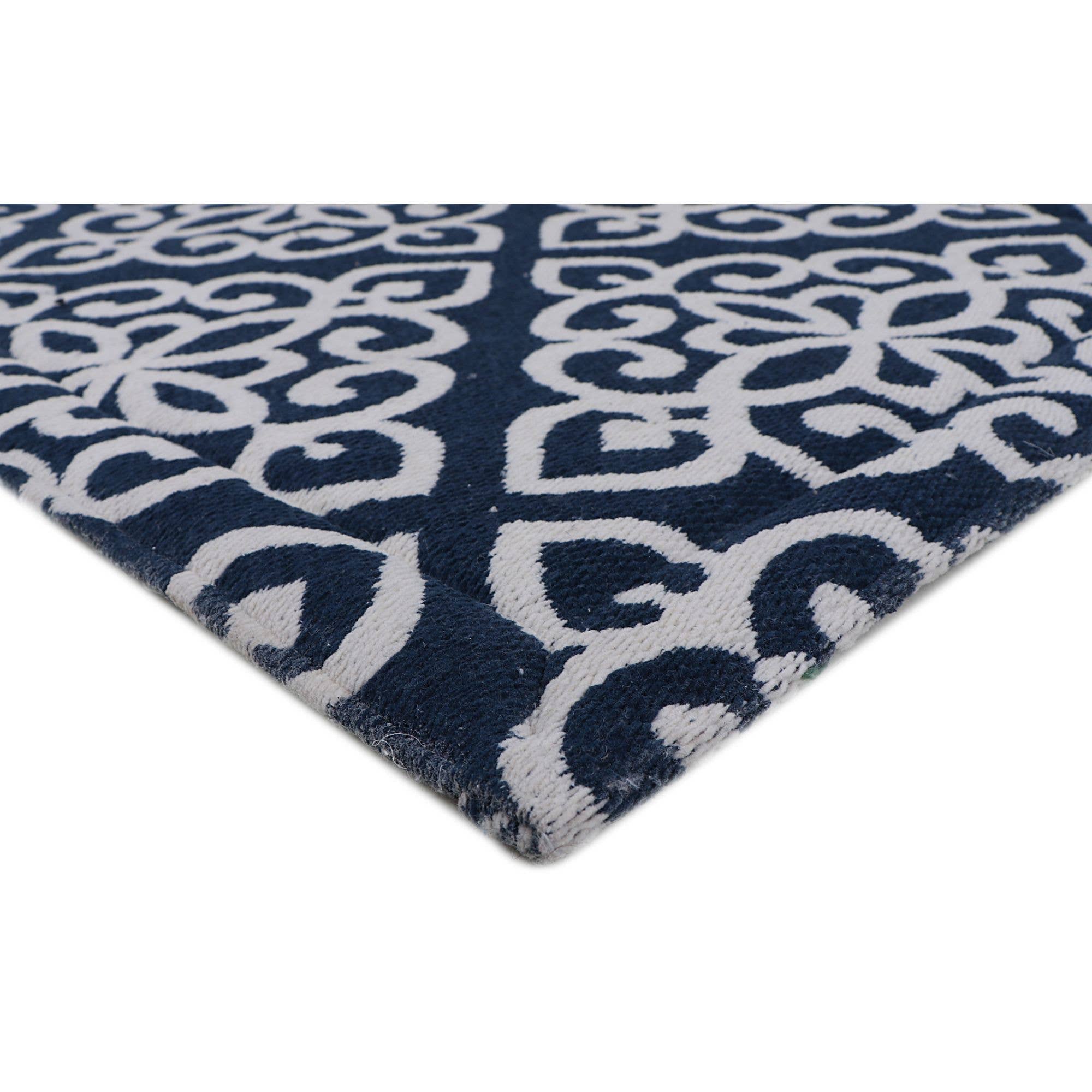 RugSmith - Wholesale Floor Mat - RugSmith Black Lyra Anti-Fatigue Kitchen Mat, 20"x36"2