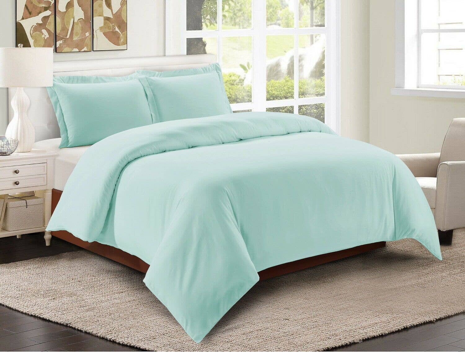 Cypress Linen / Bluff City Bedding - Wholesale Beddengoedset - Donsdekenhoes Set Superzacht Egyptisch Comfort 1800 Draads 3-delig voor Dekbed8