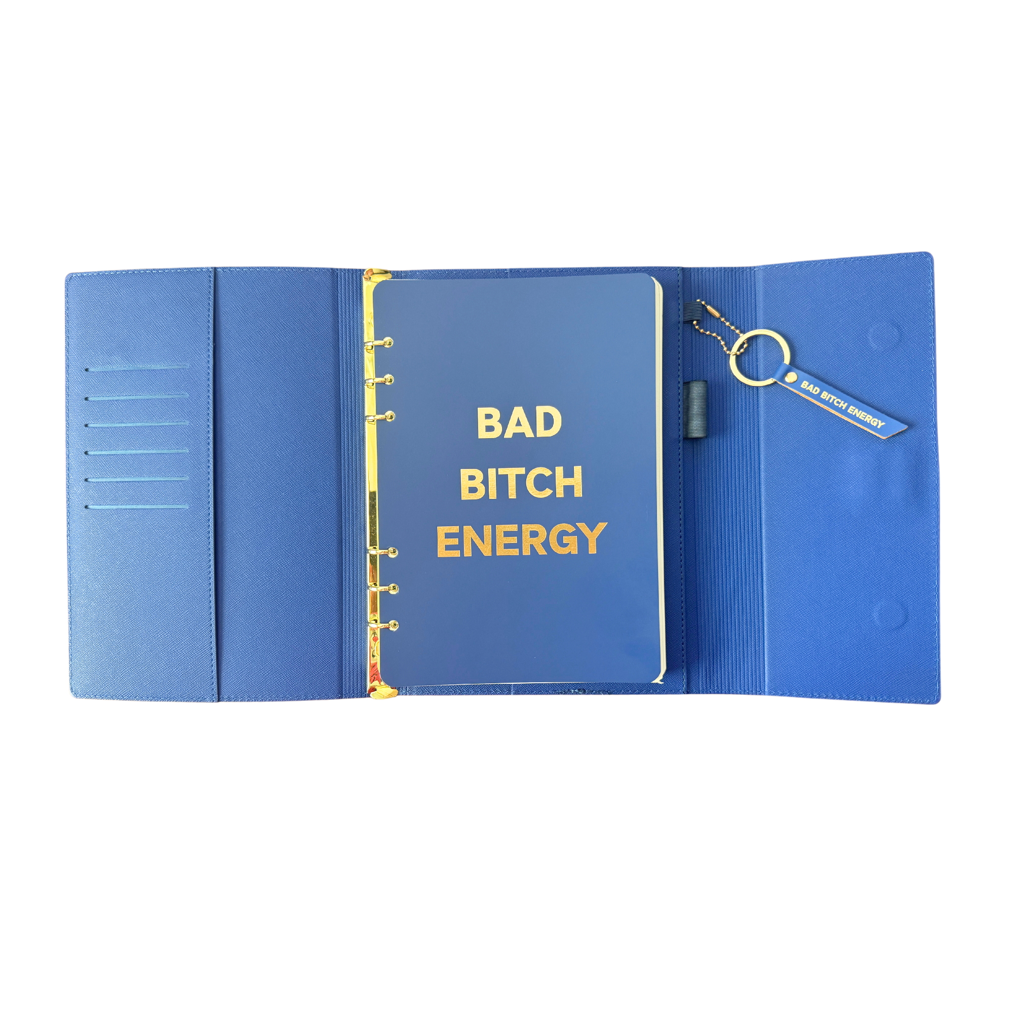 FUN CLUB – Engroshandel Dagbog – Bad Bitch Energy Vegansk Læder Journal Folio1