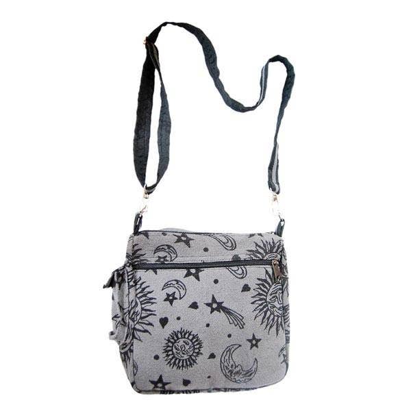 Yak & Yeti - Wholesale Crossbody Bag - Unisex - Small Purse Sun And Moon4
