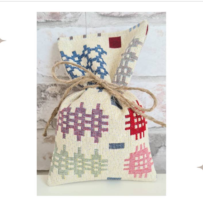 Walisisk tæppe gobelin bomuld lavendel taske for engroshandel hos Sweet Williams