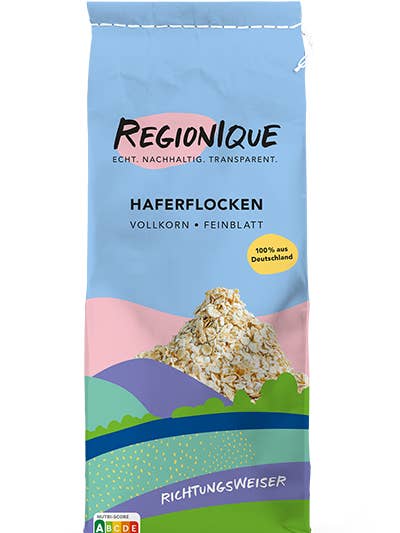 Floquettes d'avoine entières biologiques avant-gardistes, 450 g pour la vente par REGIONIQUE