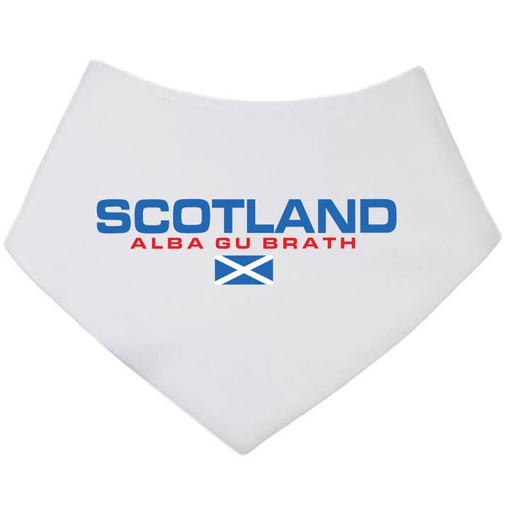 Alba Gu Brath Bandana Bib for wholesale by Brave Scottish Gifts
