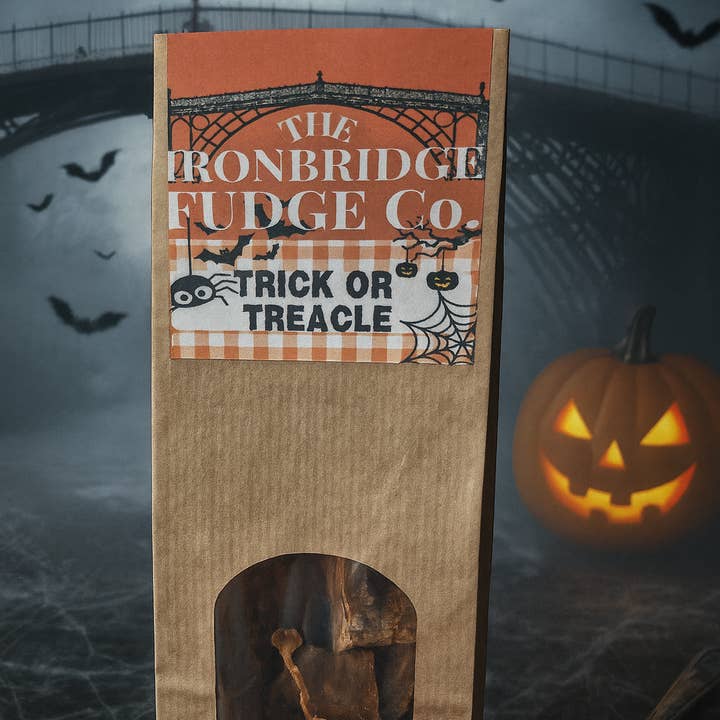 Trick or Treacle for wholesale by The Ironbridge Fudge Co.