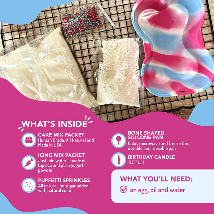 Puppy Cake LLC - Wholesale Pet Treats - Dog - Dog Birthday Cake Kit10