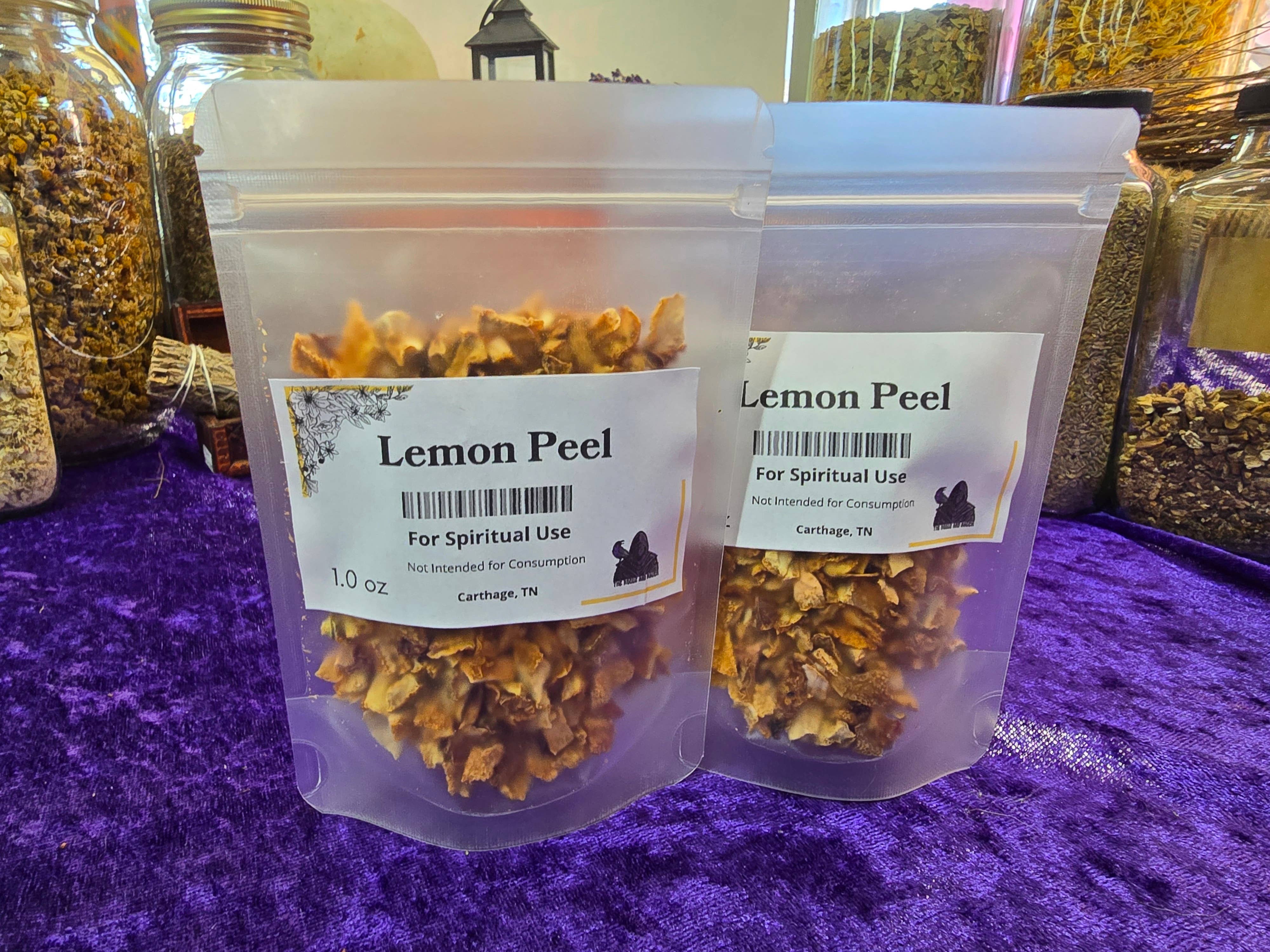 The Rouge and Raven - Wholesale Herbs - Lemon Peel Dried Herb for Spiritual Use