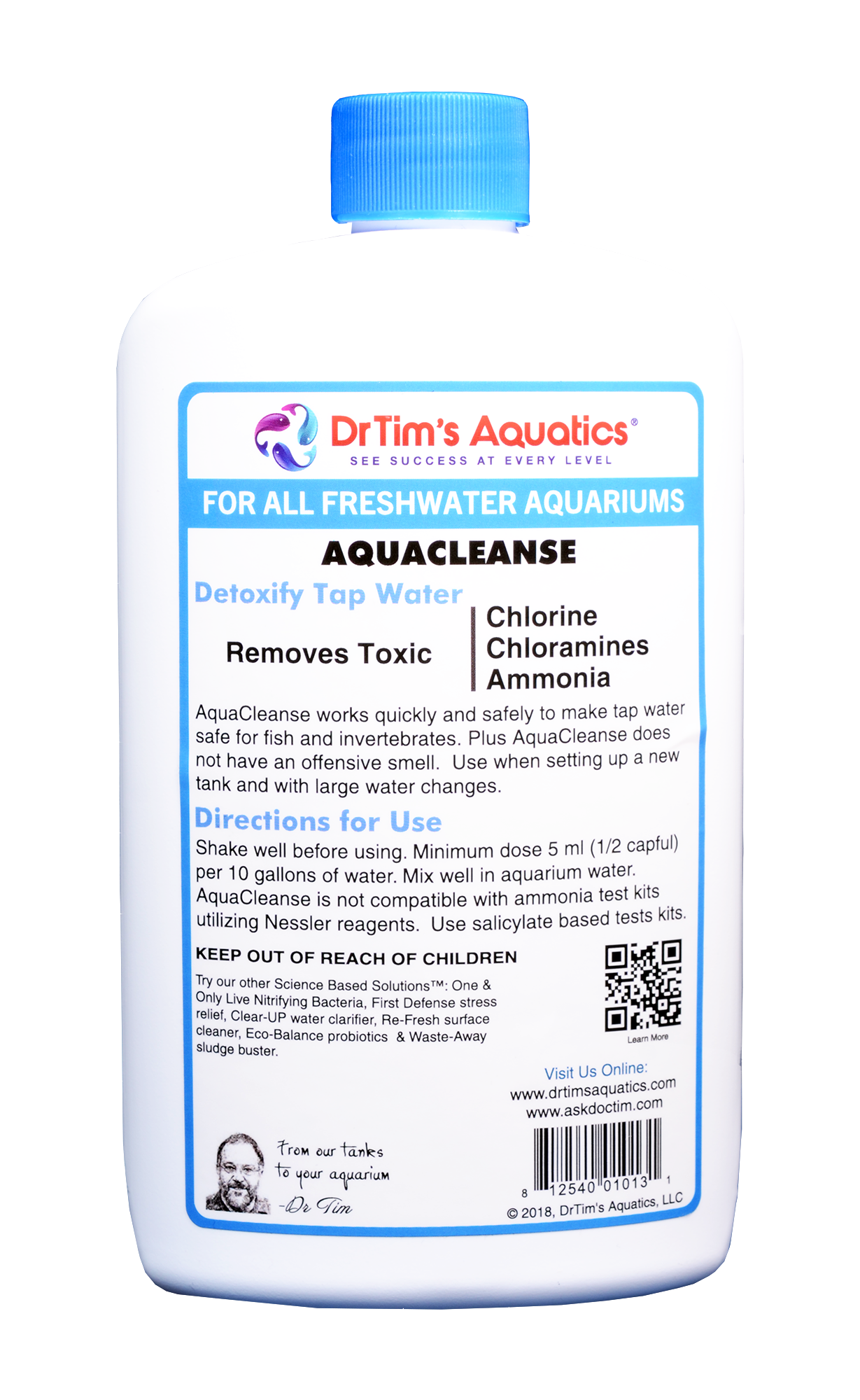 DrTim's Aquatics - Wholesale Pet Supplement - Not Cat/Dog - Freshwater AquaCleanse5