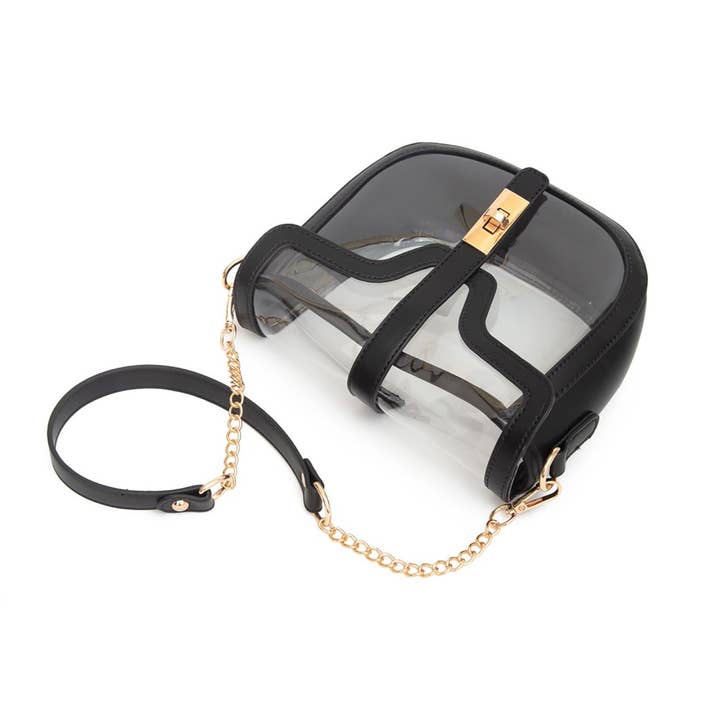 Embellish Your Life - Wholesale Crossbody Bag - Women's - Transparent Stadium Large Crossbody Bag11
