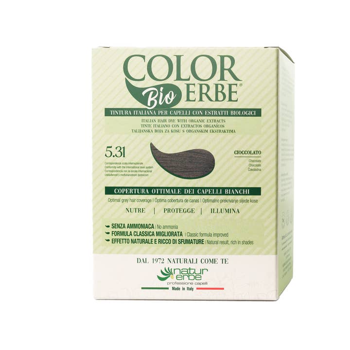 COLOR ERBE - Wholesale Hair Dye - Color Erbe Estr. Dye Organic Chocolate (5.31) - Made in Italy4