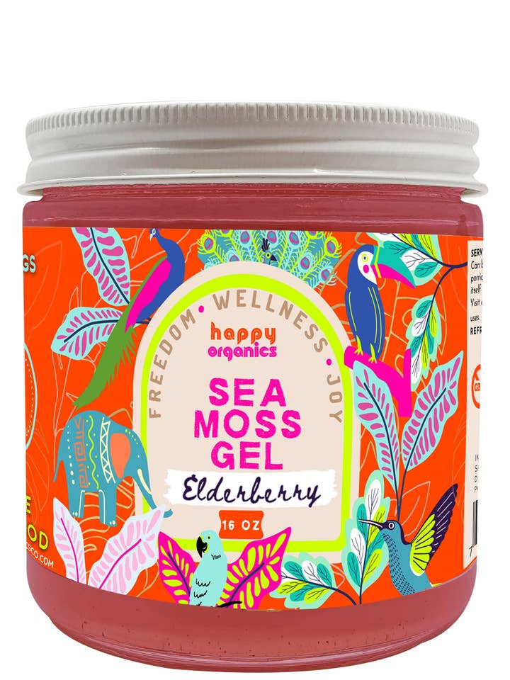 Sea Moss Gel med fläder för wholesale av Happy Organics