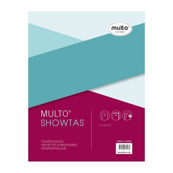 Showbag A5: seal of 10 pieces: 17-hole: (80 µm): Multi for wholesale by Jalema