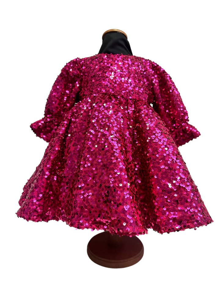 Vestido de paetês por atacado de La Boutique dei Bambini